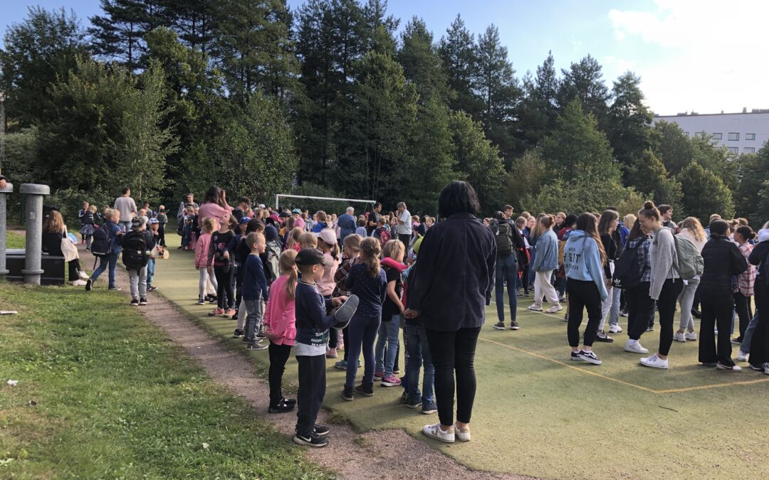 Campuksella poistumisharjoitus – Exercice d’évacuation au Campus