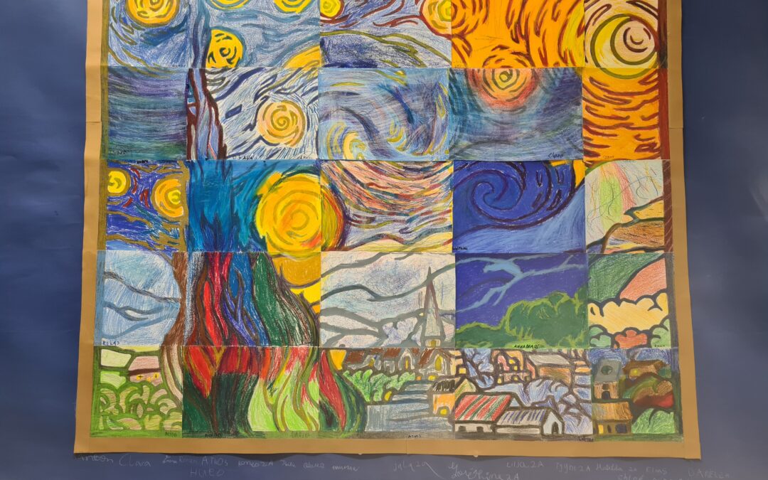 La nuit étoilée de Van Gogh – Travail des 2A