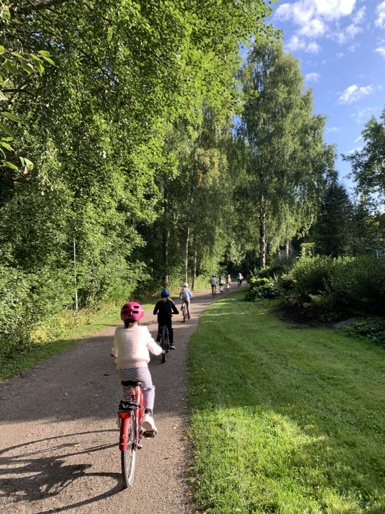 Une sortie à vélo
